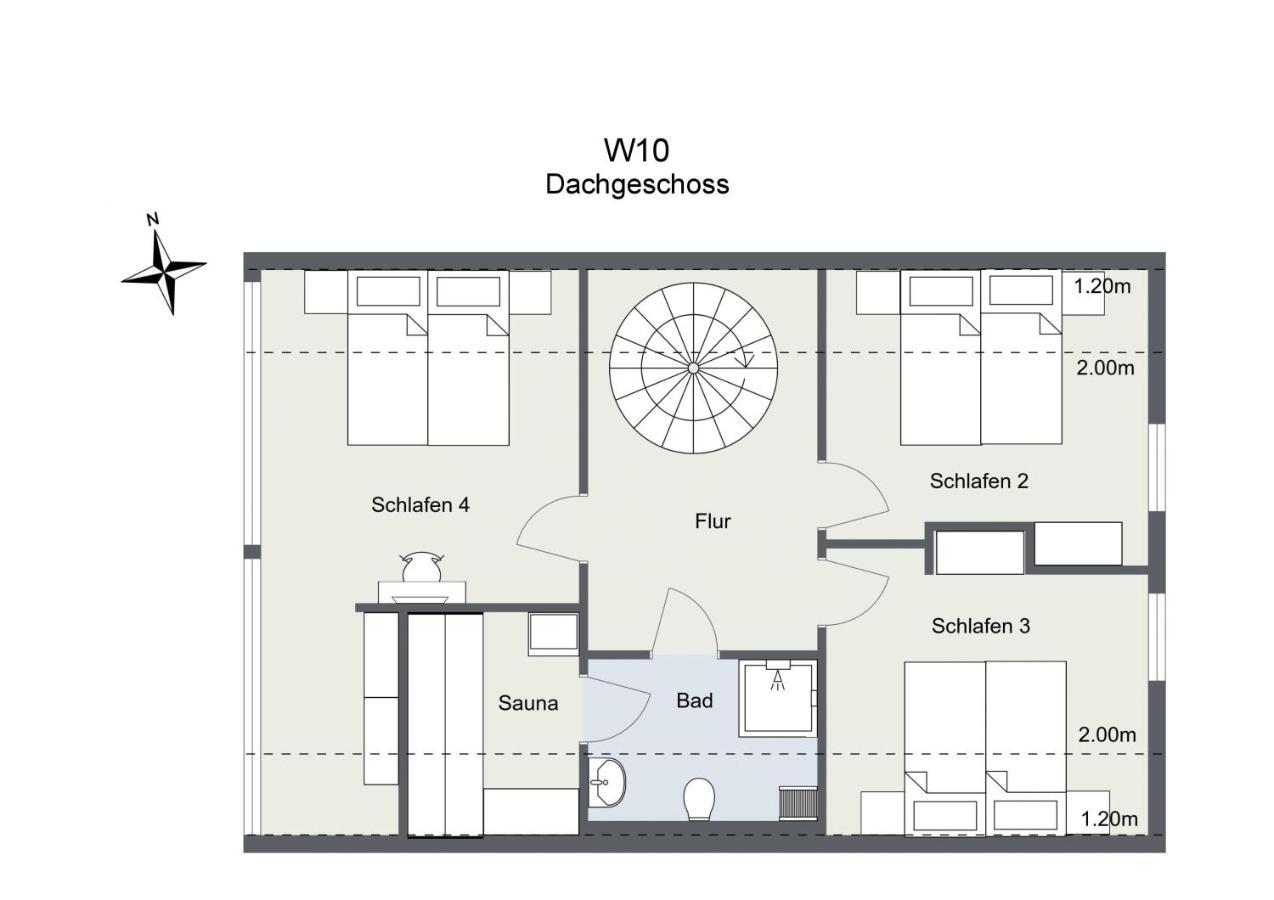 Ferienhaus Wiesengefluester W10 - Mit Sauna, Kamin Und Garten Röbel Exteriér fotografie